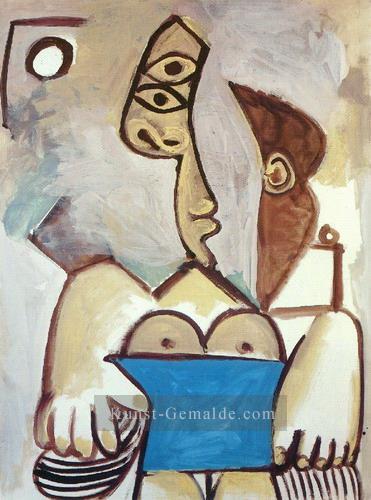 Akt Assis 1971 Kubismus Pablo Picasso Ölgemälde